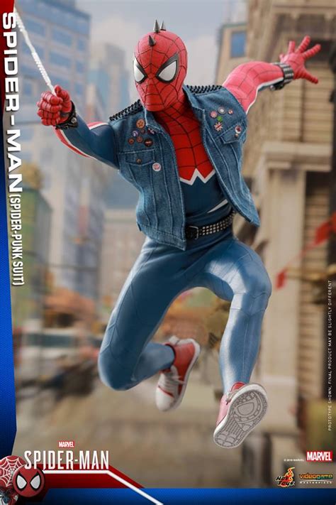 Hot Toys VGM MARVEL S SPIDER MAN SPIDER MAN SPIDER PUNK SUIT AcareToys จำหนาย ของเลน