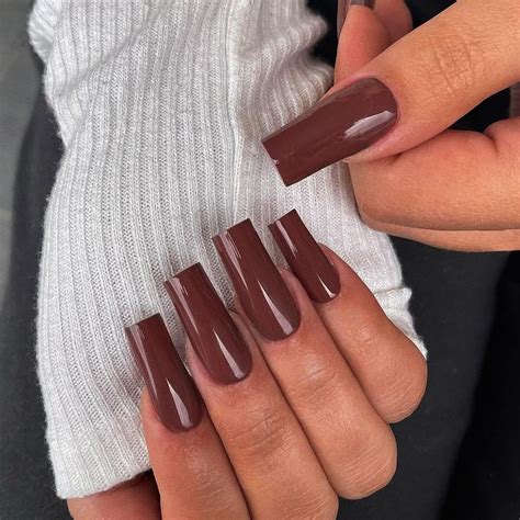 Amazon KXAMELIE Burgundy Press On Nails Medium Coffin Nails Press