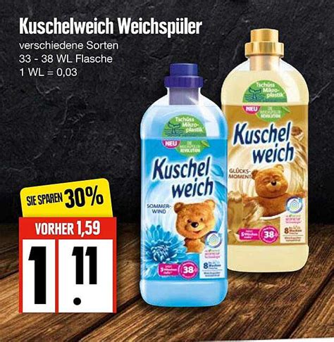 Kuschelweich Weichspüler Angebot bei EDEKA