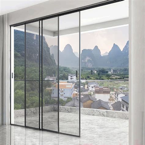 HDSAFE Interior Sliding Glass Door Room Partition Wall Door Home