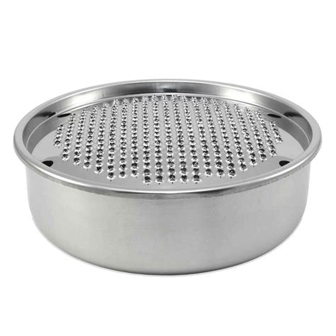 Stainless Steel Round Bari Parmesan Cheese Grater with Bowl ...