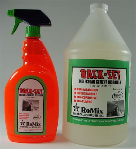 Back Set Cement Dissolver Backset Cement Remover Gallon Bucket