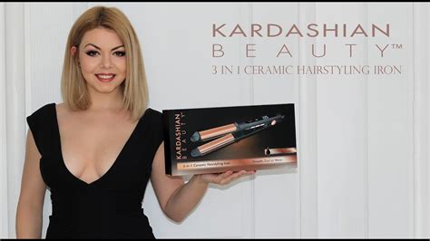 Am Testat Kardashian Beauty 3 In 1 Ceramic Hairstyling Iron Youtube