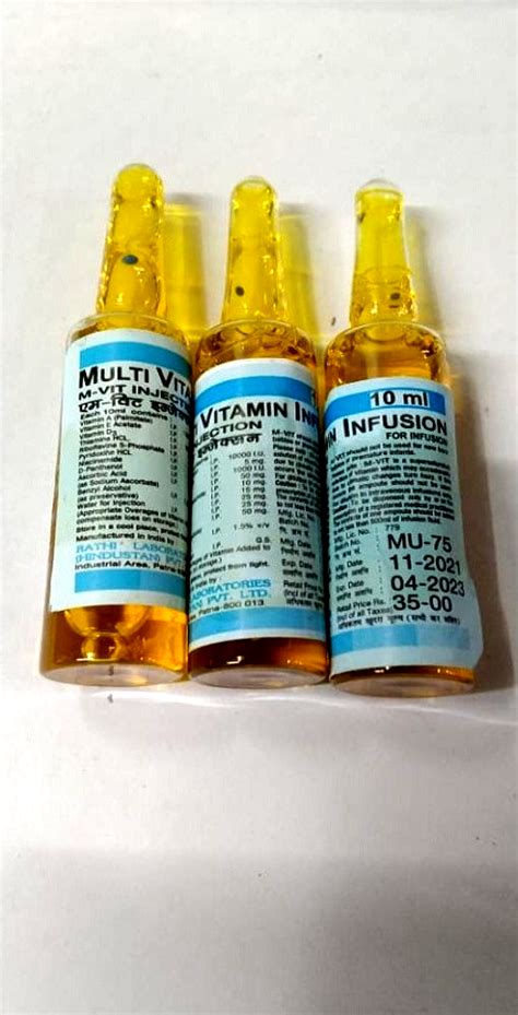 Multi Vitamin Injection 10ml 5X10X10ML At Rs 350 Box In Delhi ID