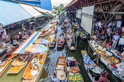 Maeklong Railway Market Floating Market Nakhon Pathom City Tour From