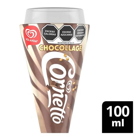 Cono De Helado Holanda Cornetto Sabor Chocollage 100 Ml Walmart