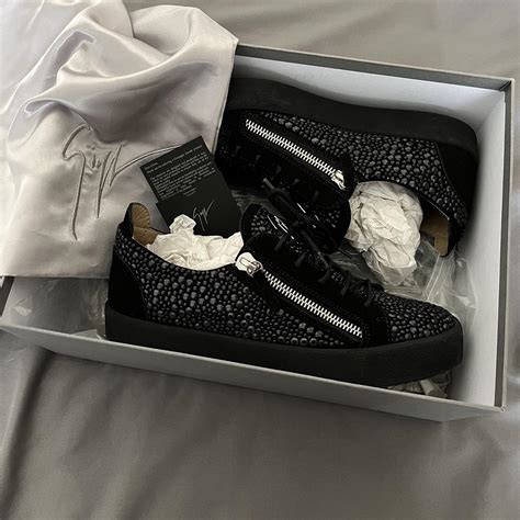 Authentic Giuseppe Zanotti Mens Trainers Crystal Depop