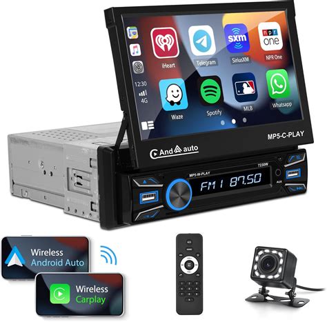 Amazon Camecho Single Din Apple Carplay Car Stereo Android Auto