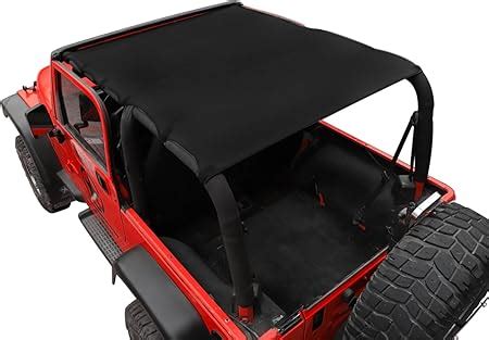Amazon Extended Bikini Top For Jeep Wrangler TJ Full Bikini Top UV Protection Sun