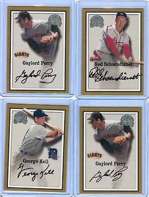 GAYLORD PERRY 2000 FLEER GREATS OF THE GAME AUTO MINT EBay