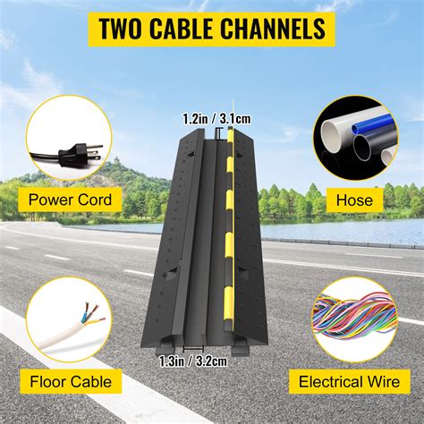 Vevor Vevor Rampa De Protecci N De Cable Canaleta Para Cable Piezas