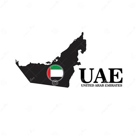 National United Arab Emirates Flag Wavy Flag Of United Arab Emirates