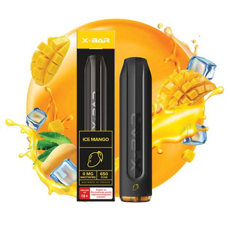 X Bar Mango Ice 500mAh Sigaretta Usa E Getta 650 Puff Smo KingShop