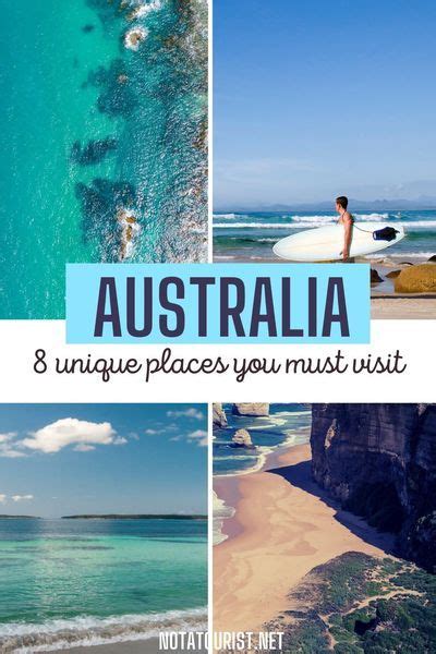 Australia And Unique Places You Must Visit With Text Overlay That Reads