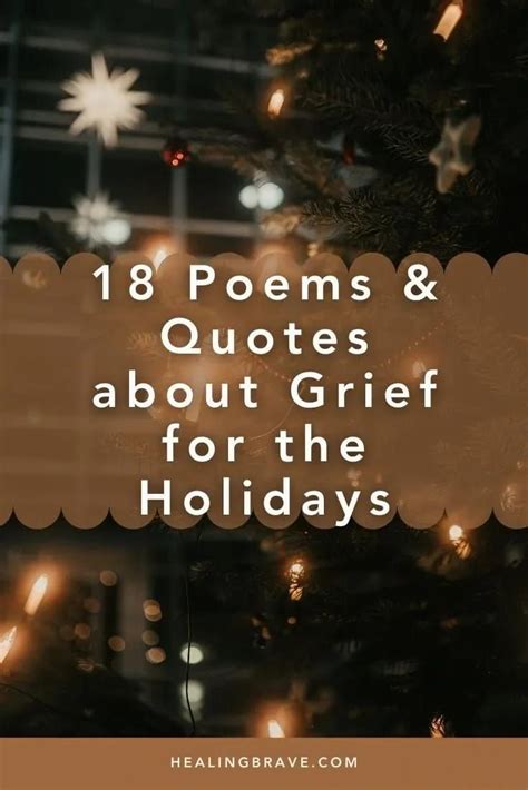 18 Poems Quotes About Grief For The Holidays Artofit