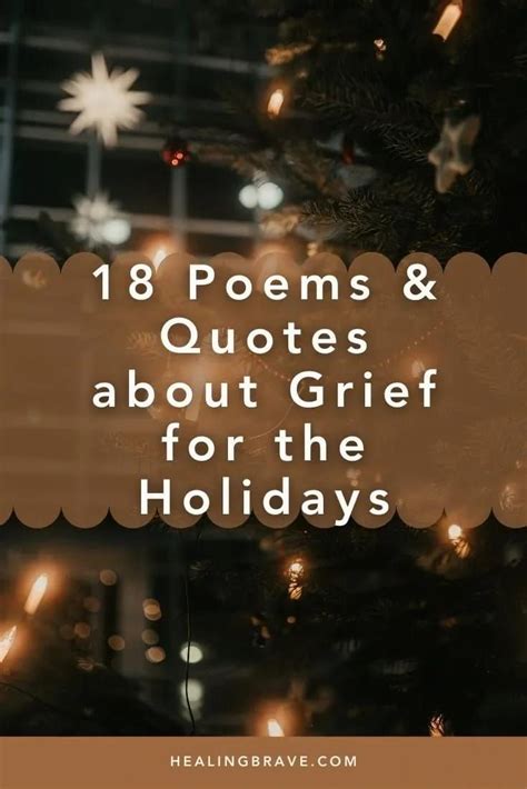 Poems Quotes About Grief For The Holidays Artofit