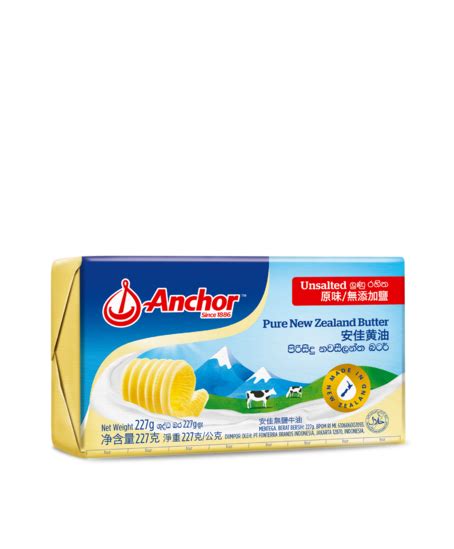 Anchor Unsalted Pure New Zealand Butter 227g