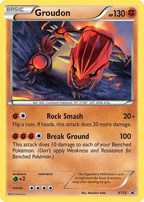 Groudon Xy Xy Black Star Promos Pokemon Card