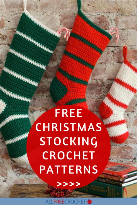 Free Crochet Christmas Stocking Patterns Artofit