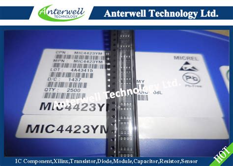 Mic4423ym Rectifier Diode Dual 3a Peak Low Side Mosfet Driver Bipolar