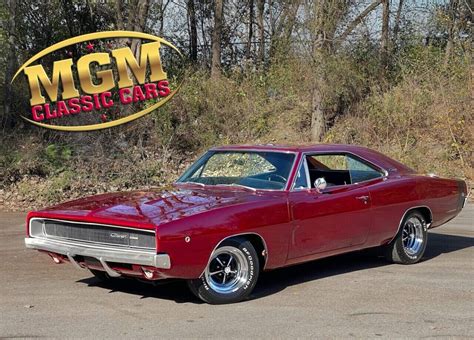 1968 Dodge Charger 440ci Candy Apple Red Factory G Code Mopar Used
