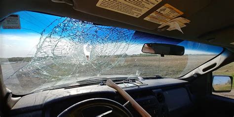 Ax Smashes Through Windshield And Strikes Driver Fox News