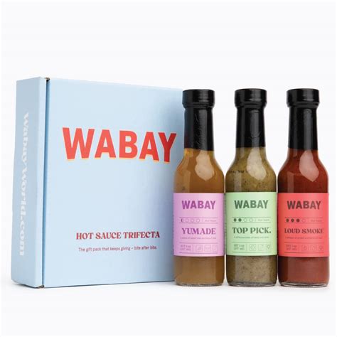 Amazon Addictively Delicious Grilling Hot Sauce Gift Set The Hot Sauce Trifecta By Wabay