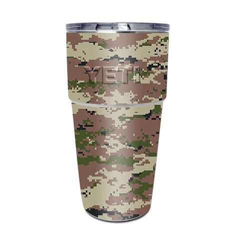 Camo Skin For Yeti Rambler Oz Stackable Cup Protective Durable