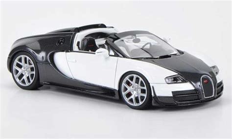 Bugatti Veyron Miniature Vitesse Carbon Blanche Autosalon Genf