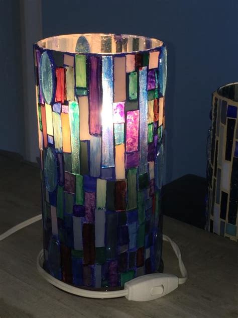 Stained Glass Cylinder Lamps Delphi Artist Gallery