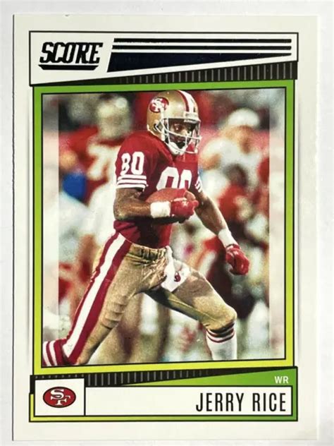 CARTE DE FOOTBALL Hall Of Famer Jerry Rice San Francisco 49ers 2022