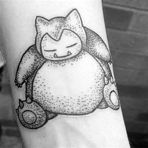 30 Snorlax Tattoo Designs For Men