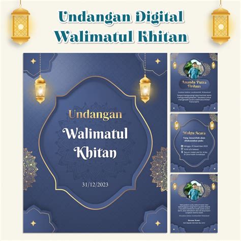 Jual Undangan Digital Walimatul Khitan Video Undangan Tasyakuran