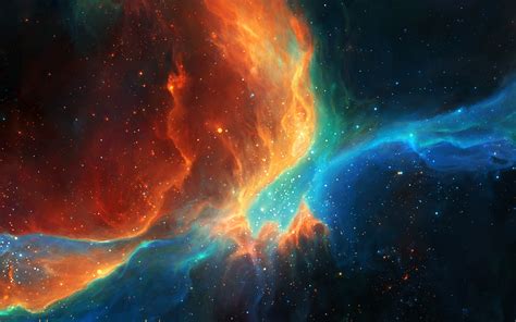 Space Art Nebula Space Universe Stars Colorful Galaxy Tylercreatesworlds Digital Art