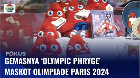 Olympic Phryge Maskot Olimpiade Paris Simbol Semangat Kebebasan