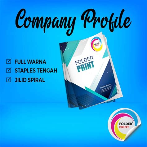 Jual Cetak Company Profile Majalah Katalog Portofolio Custom