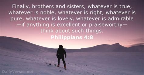 Philippians 4 8 Bible Verse Of The Day DailyVerses Net