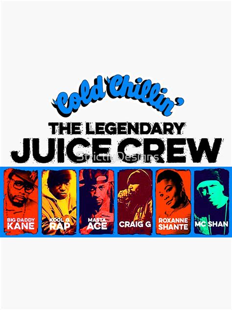 "The Legendary Juice Crew" Sticker by StrictlyDesigns | Redbubble