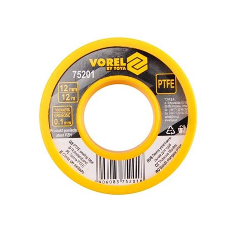 Tape Ptfe12mm X 01mm 12m Hydropac Μηχανολογική Στεγανοποίηση