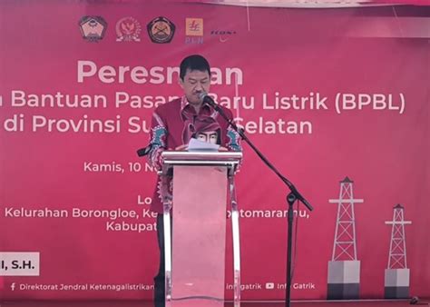 Rumah Tangga Di Sulawesi Akan Terima Bantuan Pasang Listrik