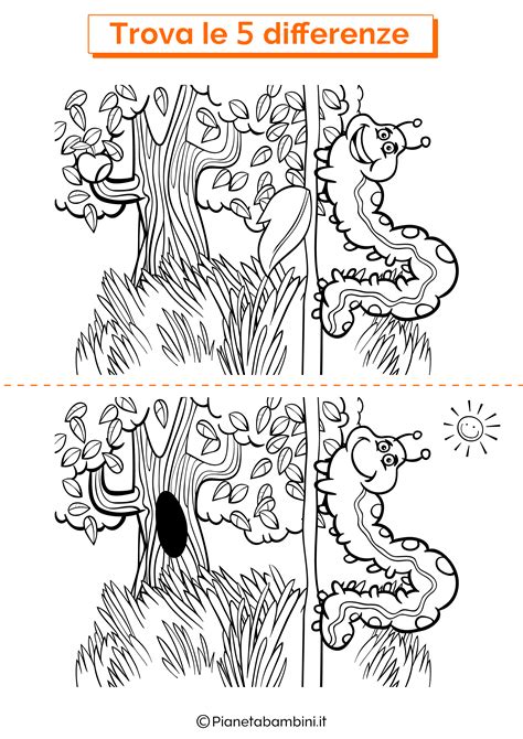 Trova Le Differenze Facile Da Stampare Per Bambini Pianetabambini It