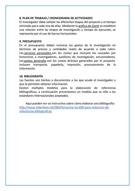 Estructura De Una Propuesta De Investigación Pdf