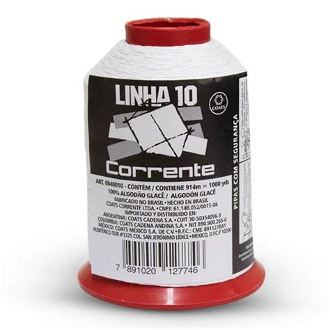 Linha De Pipa Corrente Carretel N10 914 Metros Bastex Artesanatos