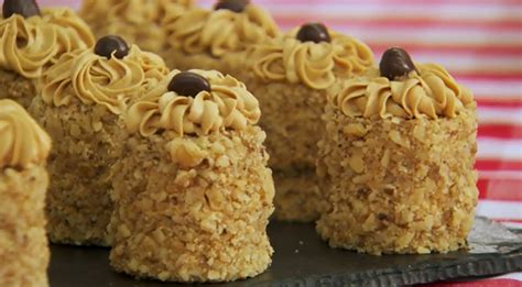 Mary Berry Mini Coffee And Walnut Cakes Recipe On The Great British Bake Off Masterclass The