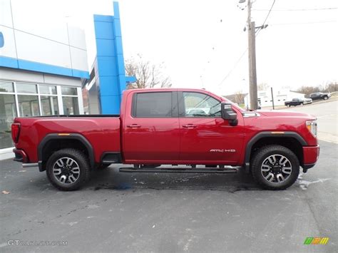 Red Quartz Tintcoat 2020 GMC Sierra 2500HD AT4 Crew Cab 4WD Exterior