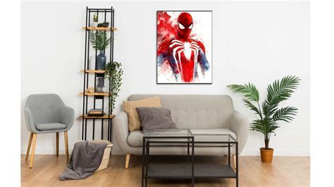 Spider Man Portrait Painting View More Marvel Artwork