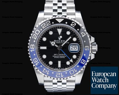 Rolex Blnr Gmt Master Ii Blnr Ceramic Batman Ss Jubilee