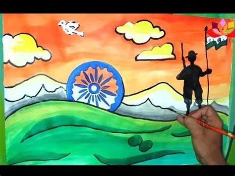 Poster Indian Army Poster Creative Independence Day Drawing : Connect ...