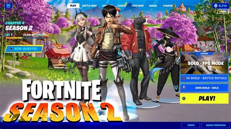 Fortnite Kapitel 4 Season 2 Neue Map Orte Und Gameplay Youtube