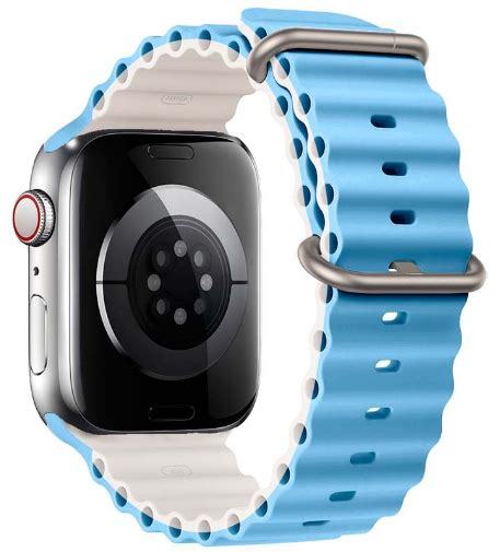 Ripley Correa Silicona Ocean Para Apple Watch Mm Azul Beige